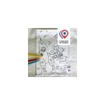Coloriage - set de table en tissu pques