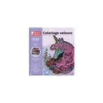 Un coloriage velours licorne