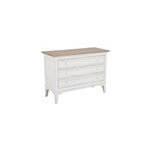 Commode 3 tiroirs bois blanc - esquisse