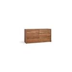 Commode 6 tiroirs bois marron - om�rise