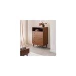 Commode acacia et m�tal
