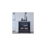 Commode acajou et teck 2 tiroirs Commode acajou et teck 2 tiroirs
