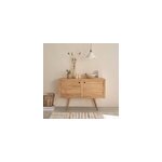 Commode en bois de mindi 2 portes