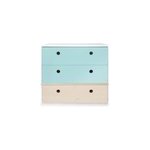 Commode colorflex sky blue - white wash