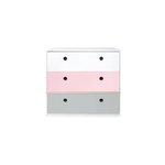 Commode colorflex s white - pink - grey