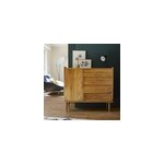 Commode rtro en mindy 1 porte 4 tiroirs