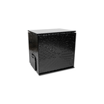 Composteur design grand format en mtal - noir - 450l
