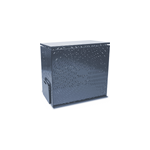 Composteur design taille moyenne en mtal - bleu gris - 350l