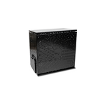 Composteur design taille moyenne en mtal - noir - 350l