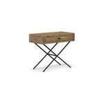 Console 1 tiroir bois - métal marron - Console 1 tiroir bois - métal marron -