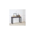 Console en bois d'acajou et teck Console en bois d'acajou et teck