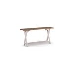Console bois blanc csur 150x40x74. 5cm