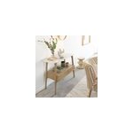 Console bois de manguier et marbre hari