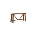 Console bois marron 146. 5x40x75cm -
