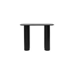 Console en bois noir l100 cm foleen