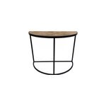 Console demi - lune mdf marron - haussmann