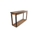 Console drapier bois marron