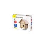 Construction bois maison tirelire 37 pcs