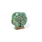 Contour puzzle arbres et oiseaux Contour puzzle arbres et oiseaux