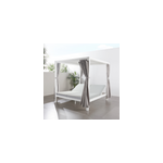 Cordoue lit de jardin 2 places gris