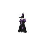 Costume robe sorciere violette 7 - 9 ans