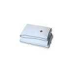 Couette en gaze de coton bleu 140 x 100