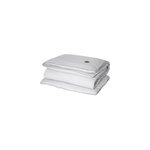 Couette en gaze de coton gris clair 140