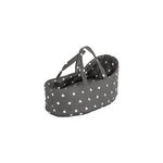 Couffin poupe 26 cm stars gris