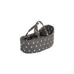 Couffin poupe 36 cm stars gris