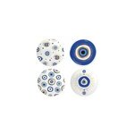 Coupelles chance bleues 12cm - lot de 4 Coupelles chance bleues 12cm - lot de 4
