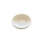 Coupelle ronde blanche en cramique