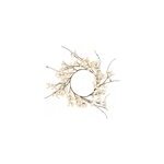 Couronne blanche baies blanches