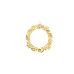 Couronne de noël dorée Couronne de noël dorée