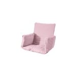 Coussin chaise haute coton bio rose
