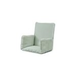Coussin chaise haute coton bio vert