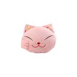 Coussin chat japonais rose