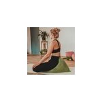 Coussin de mditation - berlingot kaki