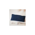 Coussin yeux lin lavande - velours