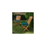 Coussin vert pour chaises et fauteuils