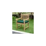 Coussin vert pour fauteuils de jardin