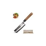 Couteau de cuisine nakiri forgé - acier japonais ultra tranchant Couteau de cuisine nakiri forgé - acier japonais ultra tranchant