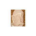Couverture blanche à motifs camel kaki Couverture blanche à motifs camel kaki