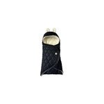 Couverture nomade pour b�b� recy black - cream