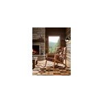 Cow boy - fauteuil en teck et peau de ch�vre
