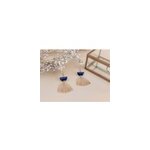 Cr�oles demi - lune bleu