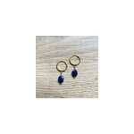 Cr�oles lapis lazuli argent mini candy