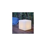 Cube lumineux solaire rgb blanc casy
