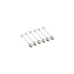 Cuillres argent trfle - lot de 6