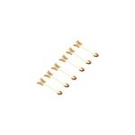 Cuillres  dessert papillon - lot de 6