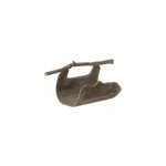 Dcoration bois naturel h. 17cm